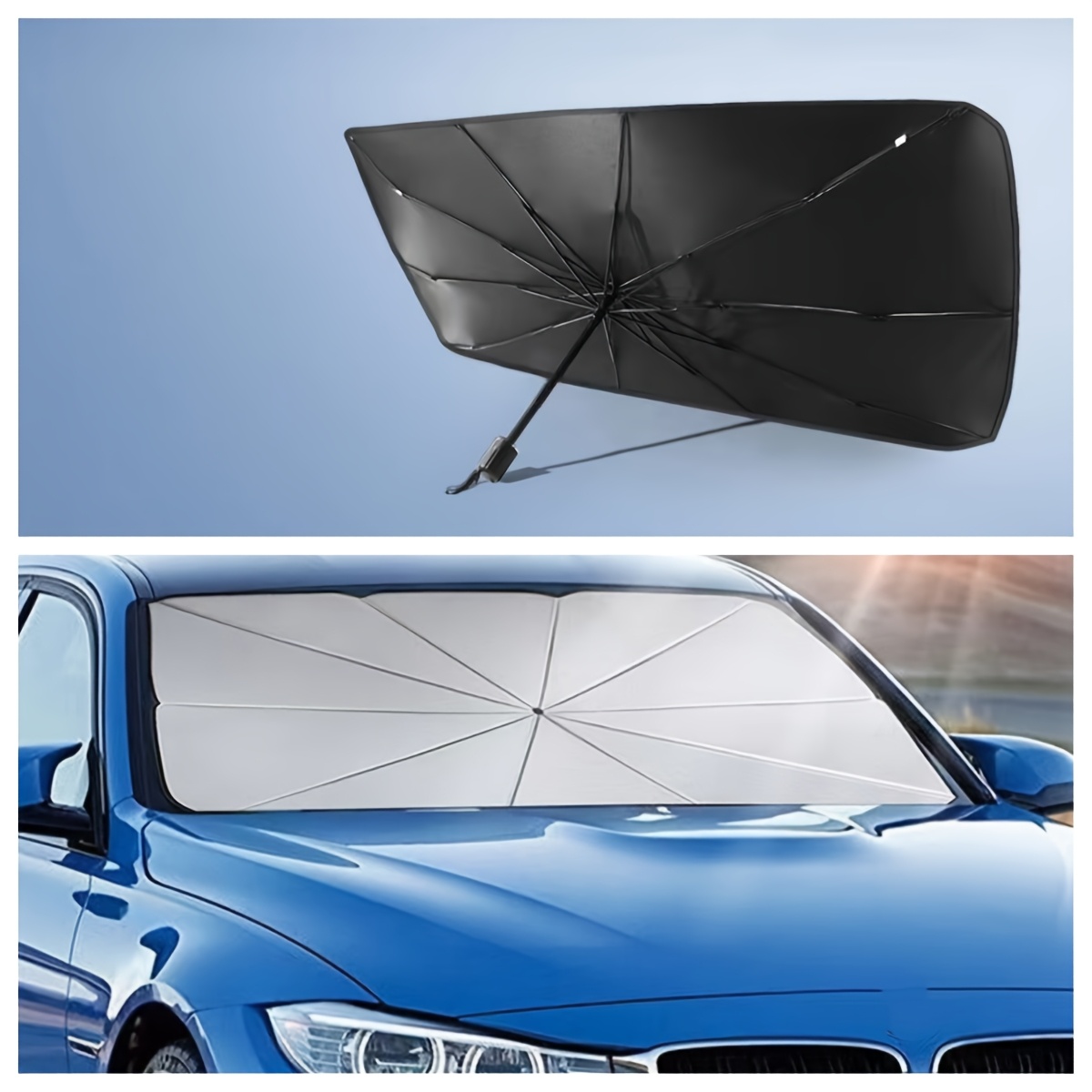 Car Sunshade Windshield Umbrella Foldable - Car Windshield Sun Shade Umbrella, Foldable