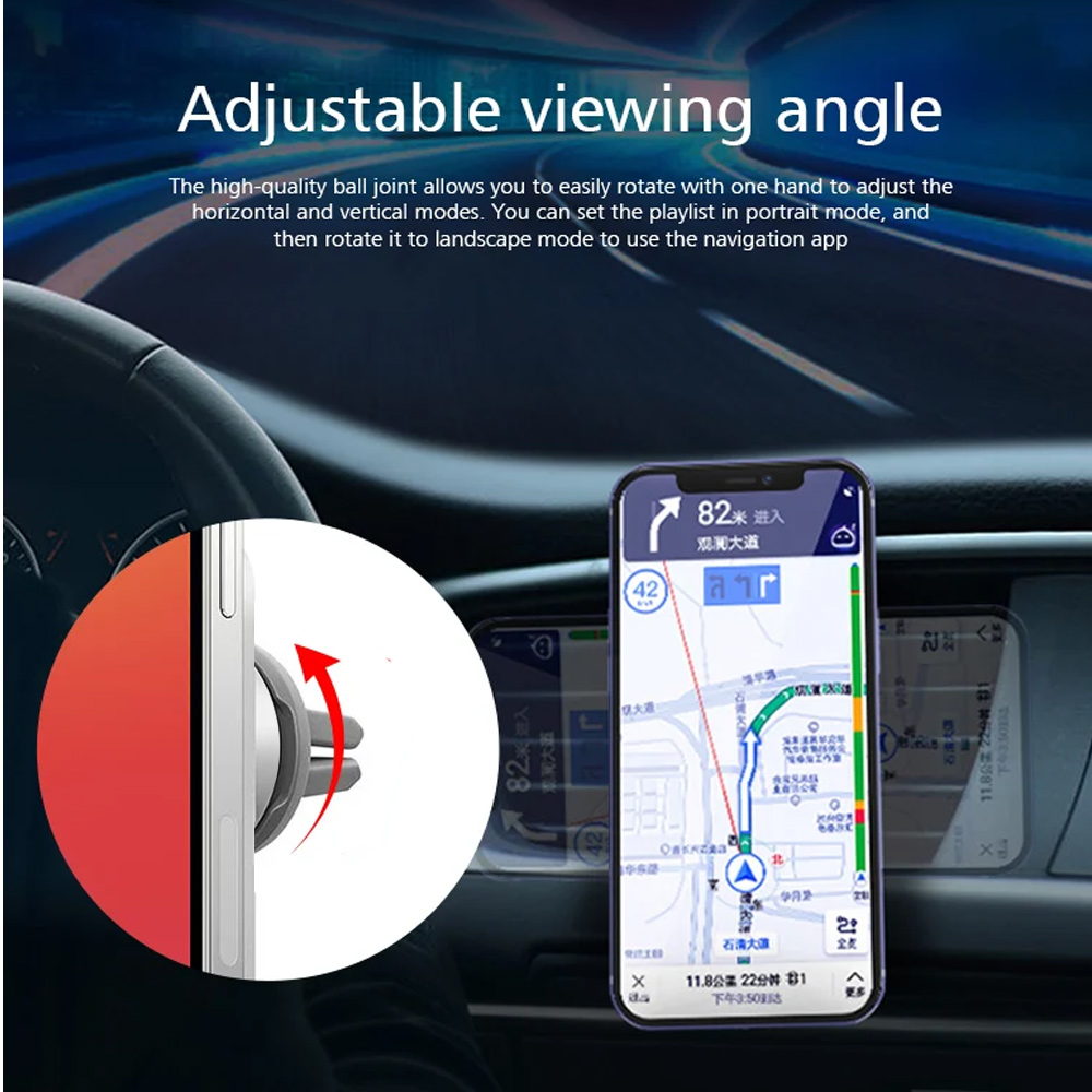 Magnetic Car Wireless Charger  - Wireless Car Charger Mount Fast Charging recension och pris