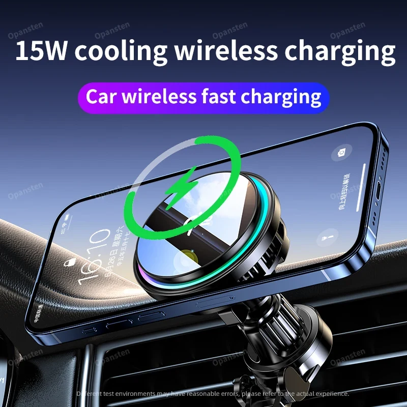 QI2 Ice Cooling Tempered Glass - Wireless Car Charger Mount Fast Charging recension och pris