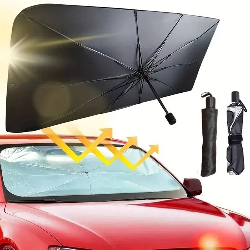 Multi Purpose Convenient Folda - Car Sunshade Windshield Umbrella Foldable recension och pris