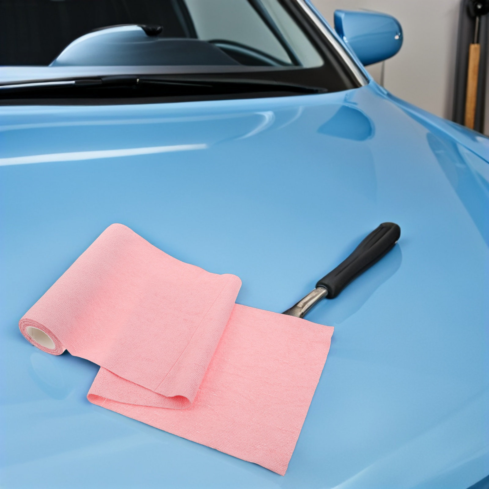 1 Roll Microfiber Cleaning Clo - Microfiber Car Drying Towel Super Absorbent recension och pris