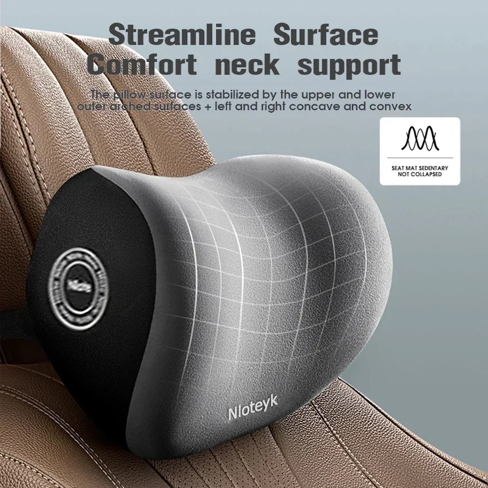Memory foam car headrest, lumb - Memory Foam Car Neck Pillow Lumbar Support recension och pris