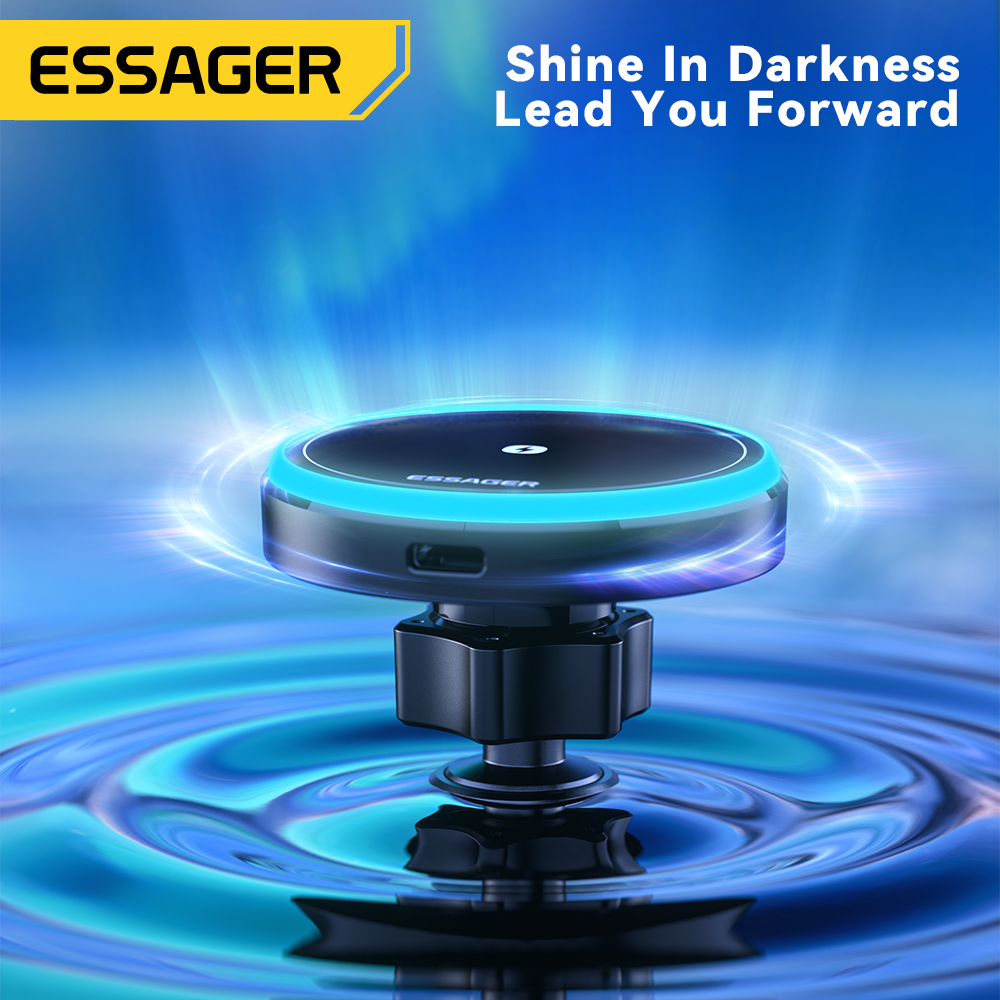 Essager Magnetic Wireless Char - Wireless Car Charger Mount Fast Charging recension och pris