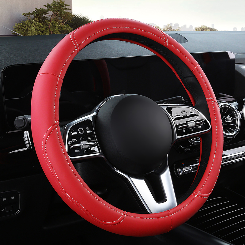 Car  Anti-Slip Leather  Steeri - Car Steering Wheel Cover Anti Slip Breathable recension och pris