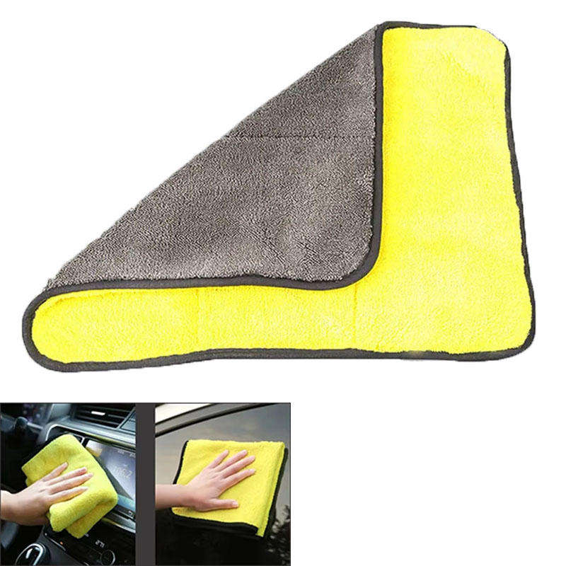 1/3pcs Double Sides Car Microf - Microfiber Car Drying Towel Super Absorbent recension och pris