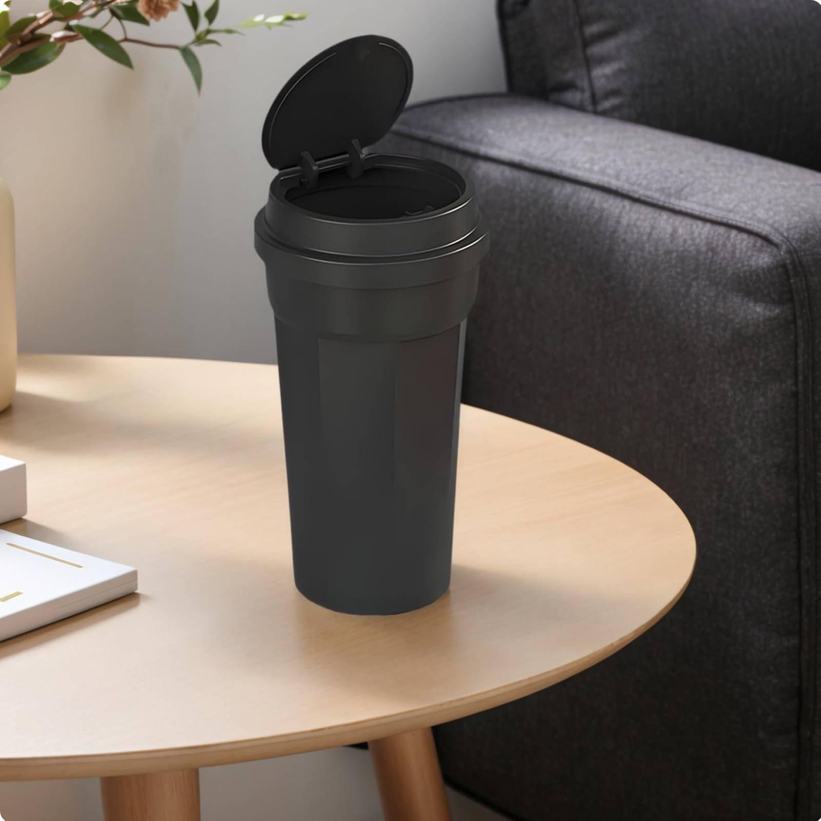 Car Trash Can with Lid Small A - Waterproof Car Trash Can With Lid recension och pris