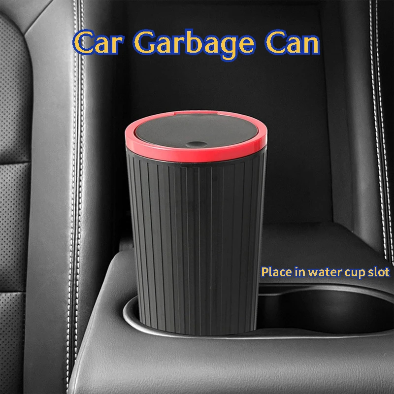 Car Trash Can Press Switch Typ - Waterproof Car Trash Can With Lid recension och pris