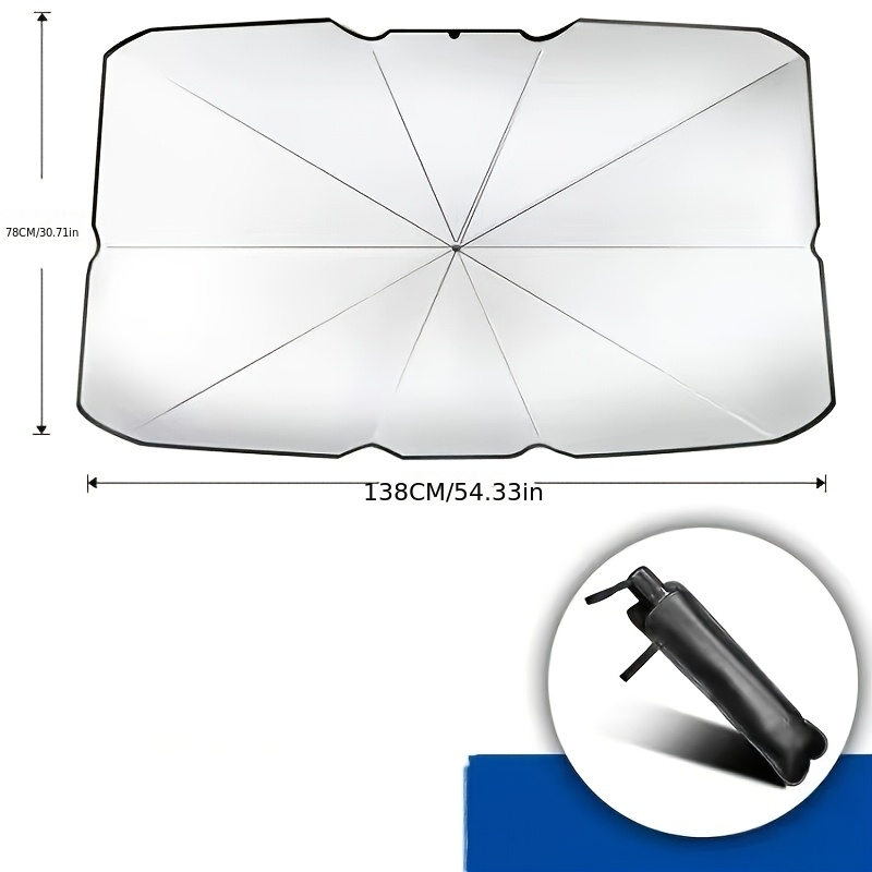 Car Windshield Sun Shade Umbre - Car Sunshade Windshield Umbrella Foldable recension och pris