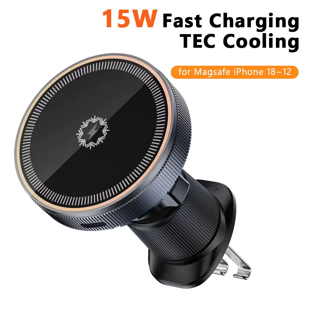 15W TEC Magnetic Wireless Car  - Magnetic Phone Holder For Car Vent recension och pris