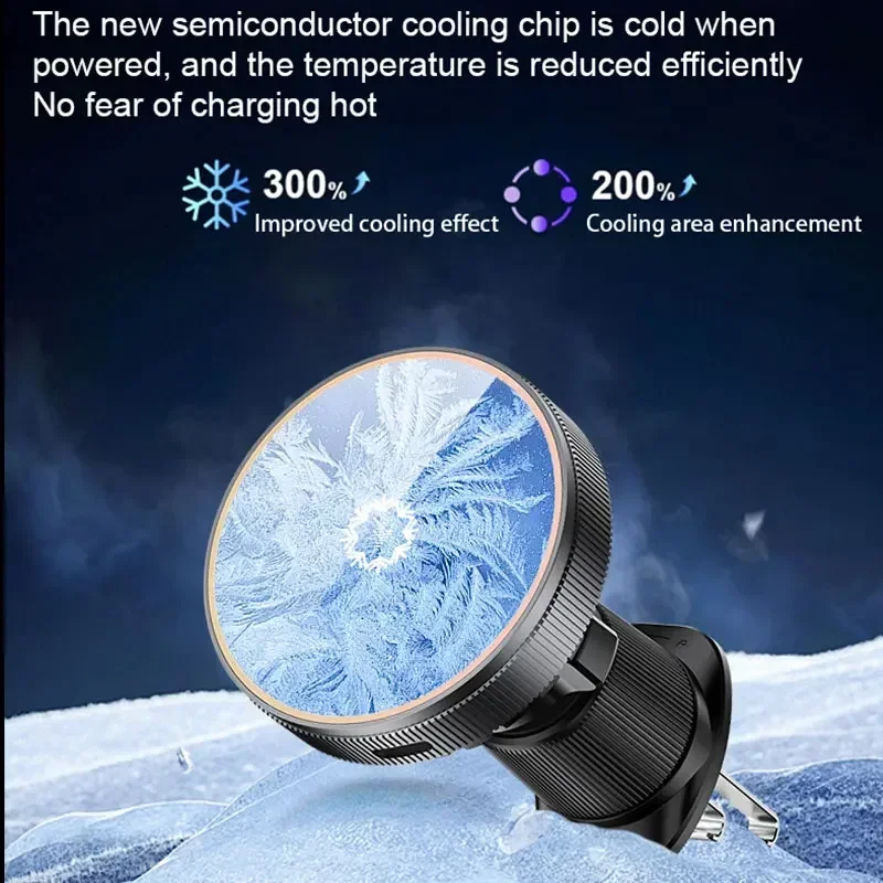 15W TEC Magnetic Wireless Car  - Magnetic Phone Holder For Car Vent recension och pris