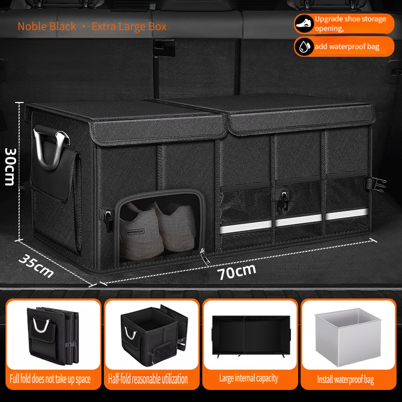 Waterproof Foldable 95L Oxford - Car Trunk Organizer Foldable Storage Box recension och pris